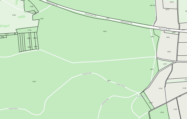 Flurkarte Neuhausen ob Eck