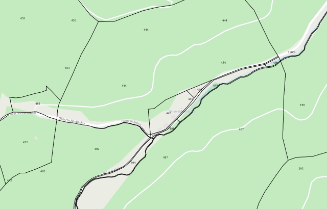 Flurkarte Schiltach