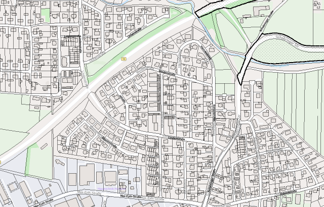 Flurkarte Lauingen (Donau)