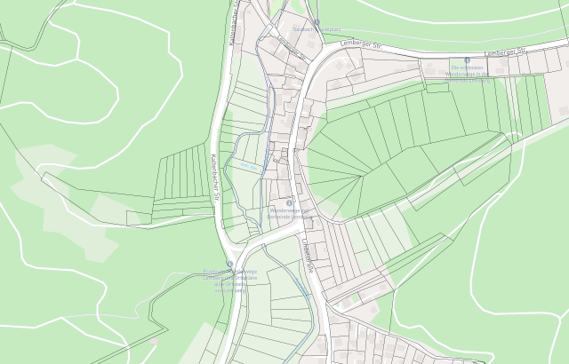 Flurkarte Lemberg