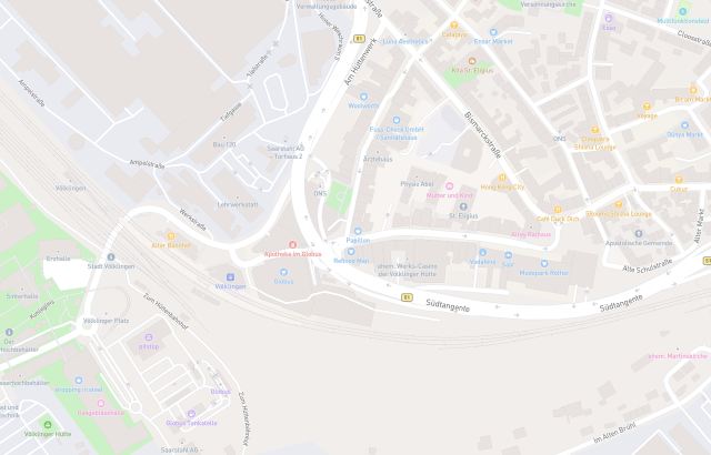 Flurkarte Völklingen