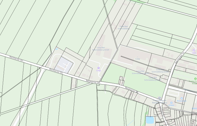 Flurkarte Bad Schmiedeberg