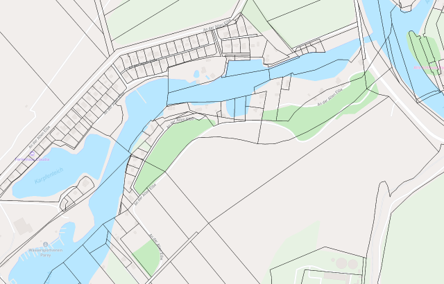 Flurkarte Elbe-Parey